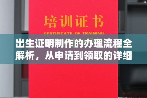 工业园区出生证明制作的办理流程全解析，从申请到领取的详细指南